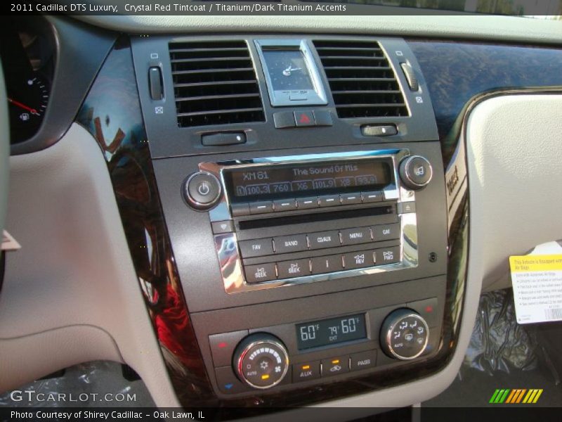 Crystal Red Tintcoat / Titanium/Dark Titanium Accents 2011 Cadillac DTS Luxury