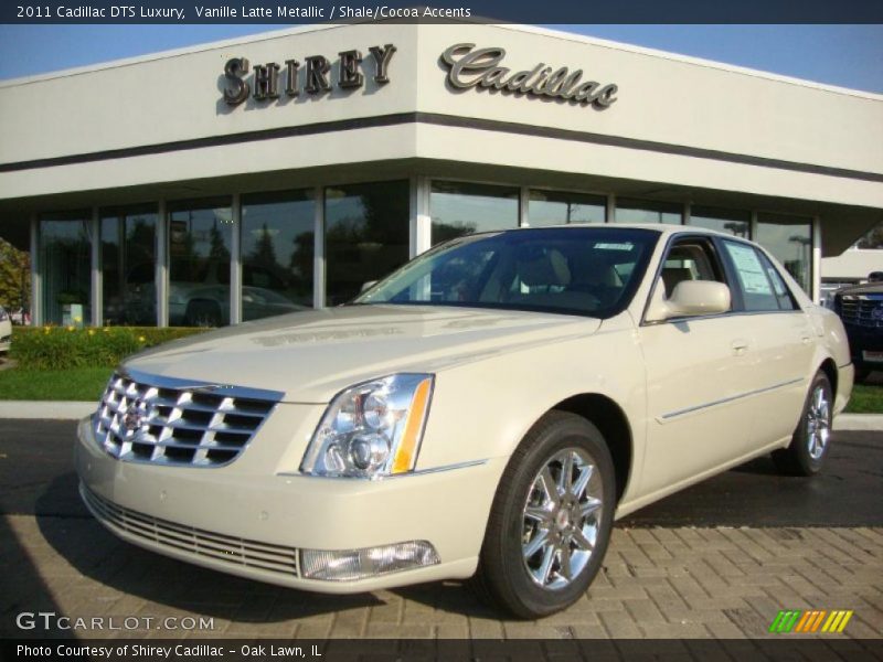 Vanille Latte Metallic / Shale/Cocoa Accents 2011 Cadillac DTS Luxury