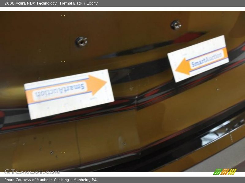 Formal Black / Ebony 2008 Acura MDX Technology