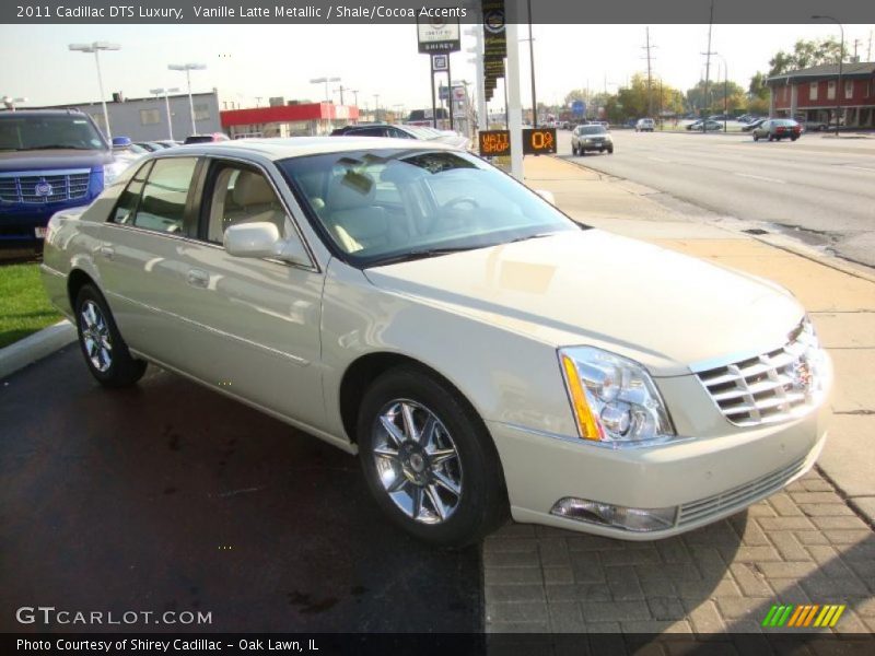 Vanille Latte Metallic / Shale/Cocoa Accents 2011 Cadillac DTS Luxury