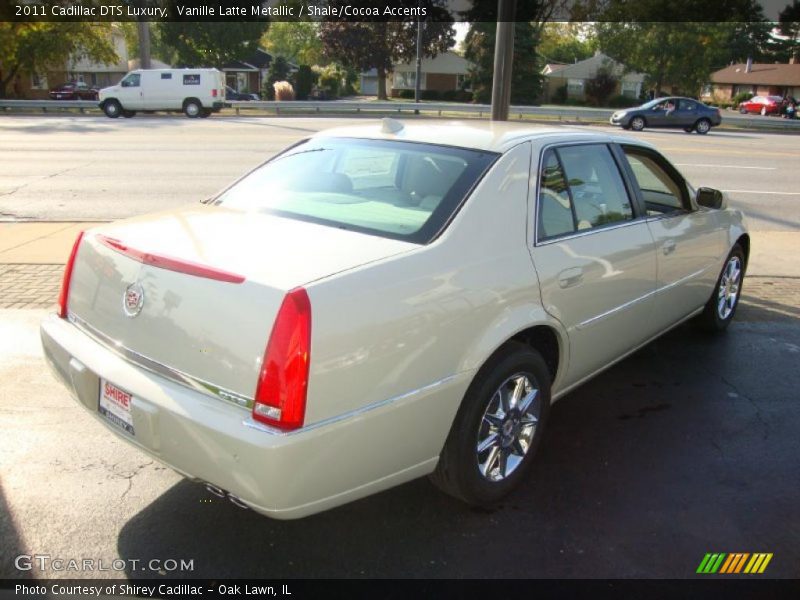 Vanille Latte Metallic / Shale/Cocoa Accents 2011 Cadillac DTS Luxury