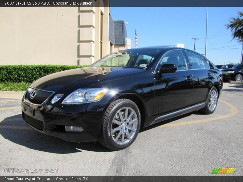 Obsidian Black / Black 2007 Lexus GS 350 AWD