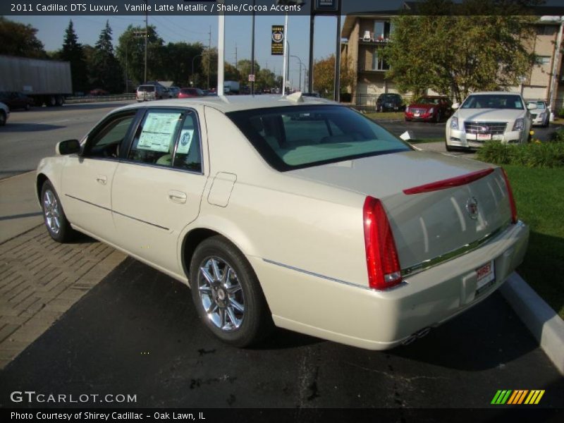 Vanille Latte Metallic / Shale/Cocoa Accents 2011 Cadillac DTS Luxury
