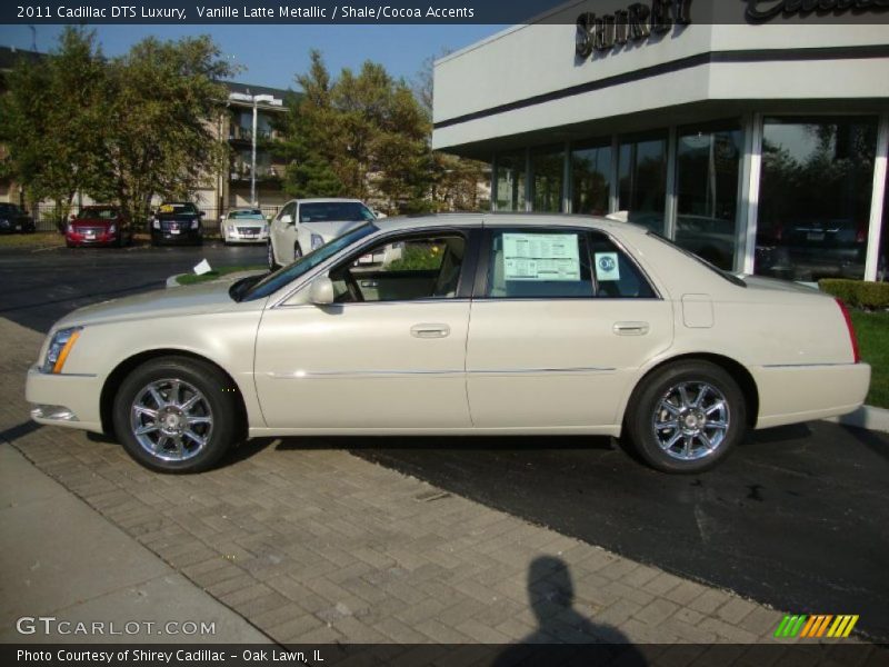 Vanille Latte Metallic / Shale/Cocoa Accents 2011 Cadillac DTS Luxury