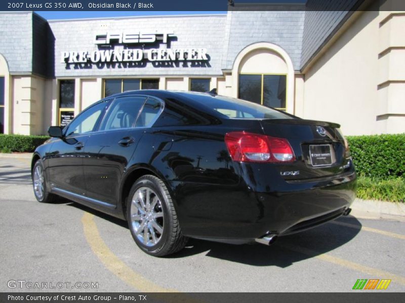 Obsidian Black / Black 2007 Lexus GS 350 AWD