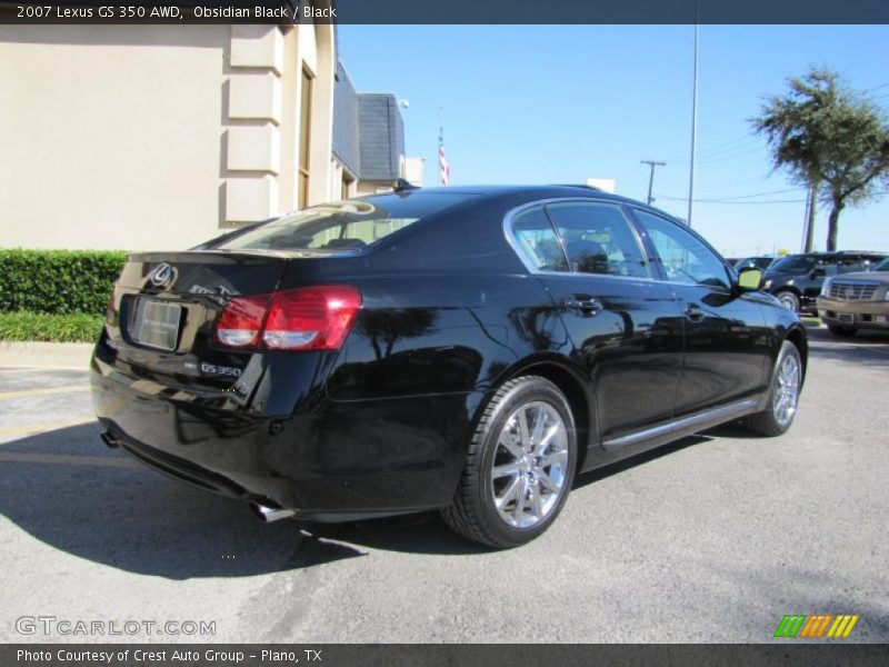 Obsidian Black / Black 2007 Lexus GS 350 AWD
