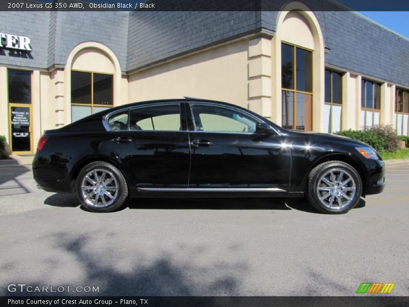 Obsidian Black / Black 2007 Lexus GS 350 AWD