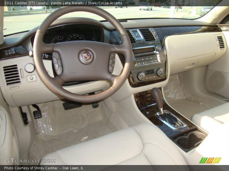 Vanille Latte Metallic / Shale/Cocoa Accents 2011 Cadillac DTS Luxury