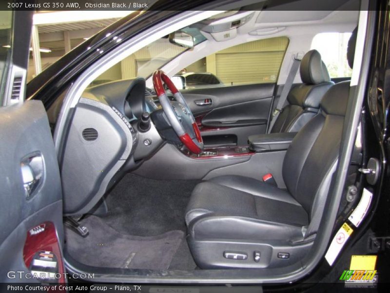 Obsidian Black / Black 2007 Lexus GS 350 AWD