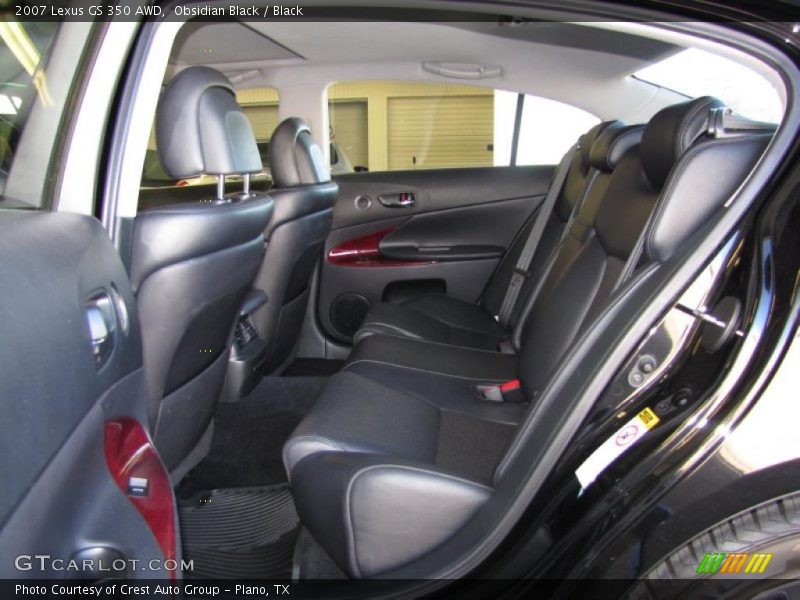 Obsidian Black / Black 2007 Lexus GS 350 AWD