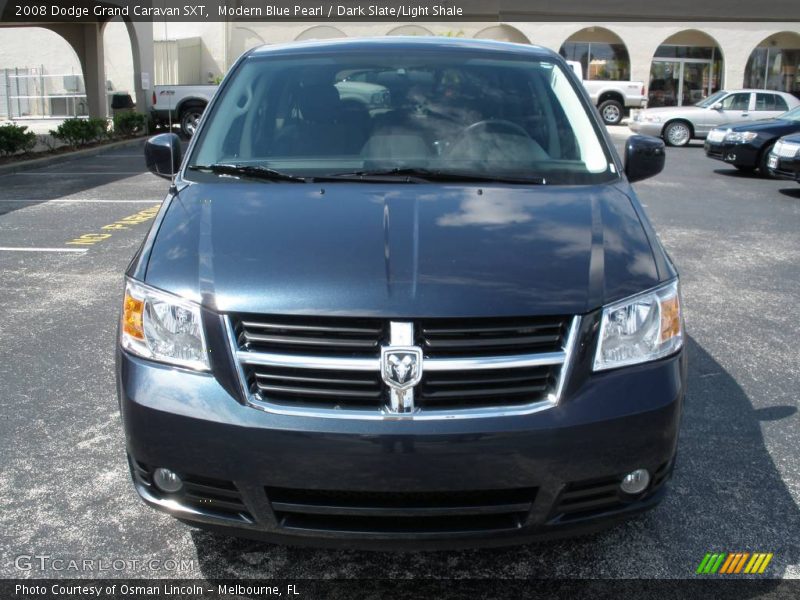 Modern Blue Pearl / Dark Slate/Light Shale 2008 Dodge Grand Caravan SXT