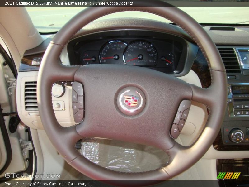 Vanille Latte Metallic / Shale/Cocoa Accents 2011 Cadillac DTS Luxury