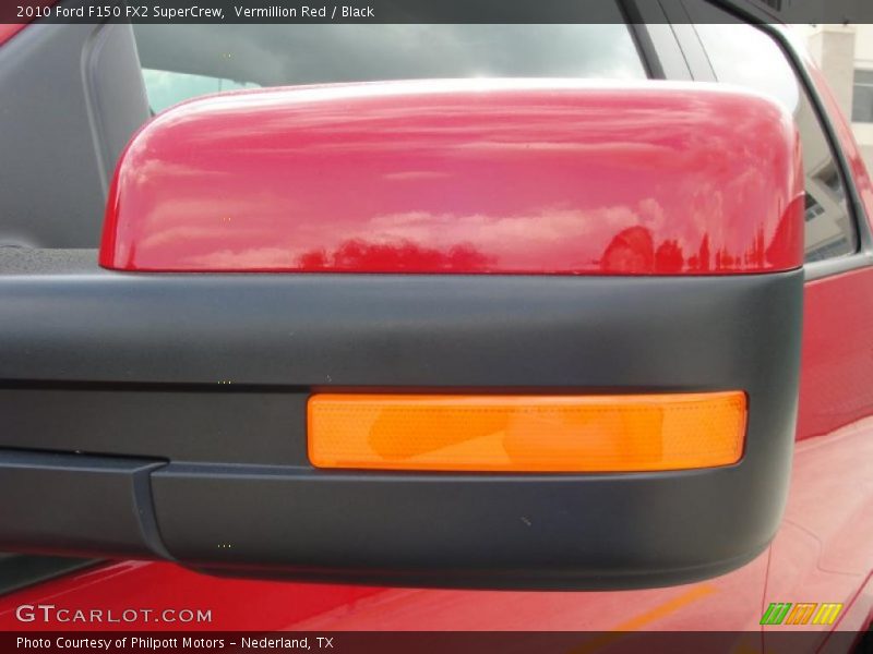 Vermillion Red / Black 2010 Ford F150 FX2 SuperCrew