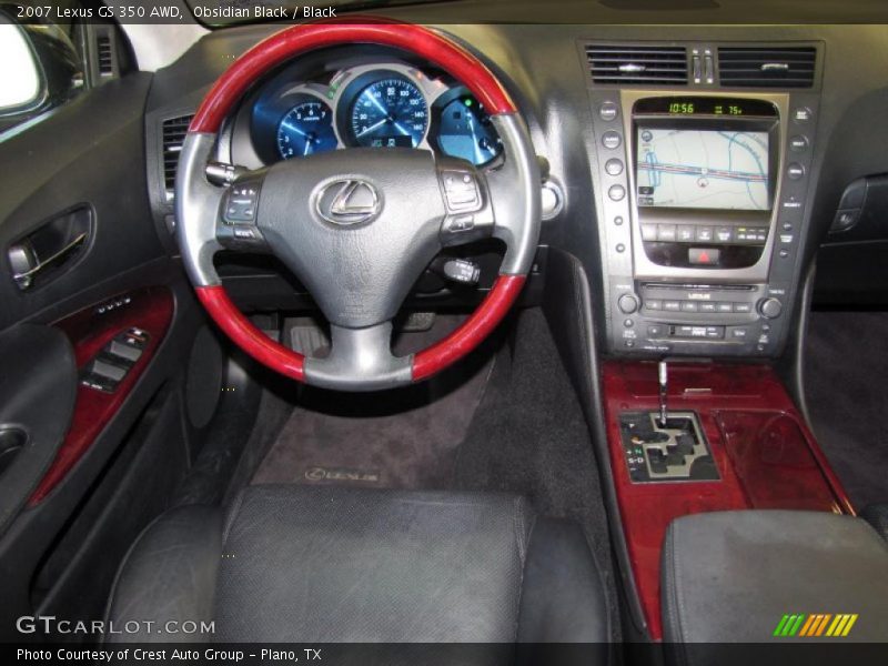 Obsidian Black / Black 2007 Lexus GS 350 AWD