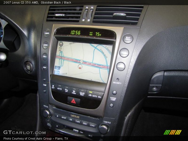 Obsidian Black / Black 2007 Lexus GS 350 AWD