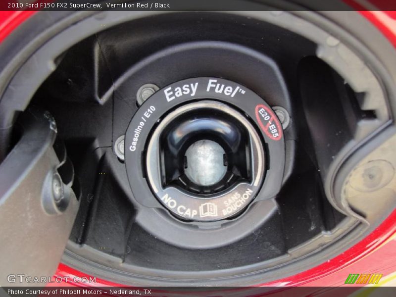 Vermillion Red / Black 2010 Ford F150 FX2 SuperCrew
