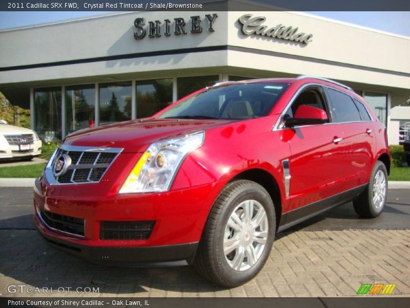 Crystal Red Tintcoat / Shale/Brownstone 2011 Cadillac SRX FWD