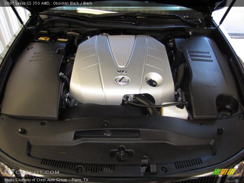 Obsidian Black / Black 2007 Lexus GS 350 AWD