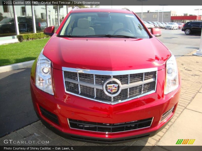 Crystal Red Tintcoat / Shale/Brownstone 2011 Cadillac SRX FWD