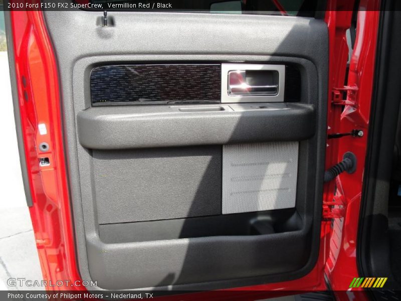 Vermillion Red / Black 2010 Ford F150 FX2 SuperCrew