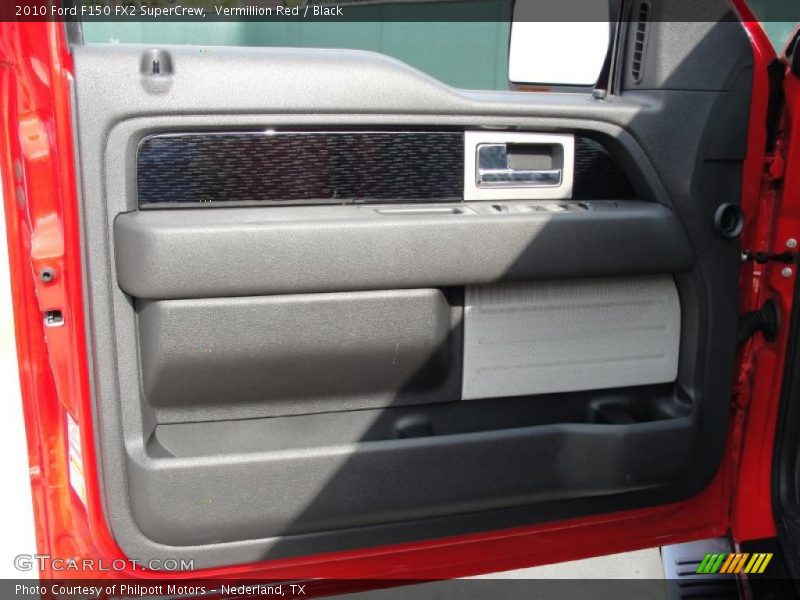 Vermillion Red / Black 2010 Ford F150 FX2 SuperCrew
