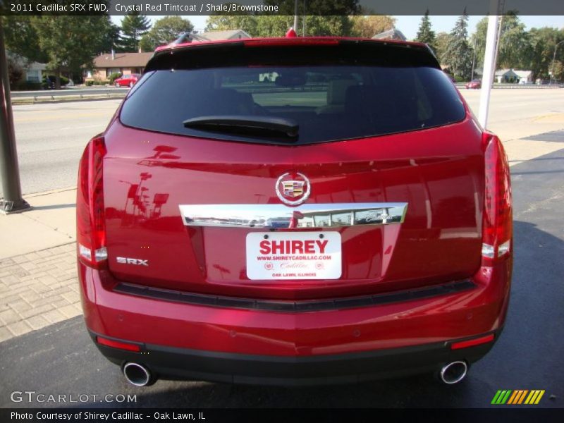 Crystal Red Tintcoat / Shale/Brownstone 2011 Cadillac SRX FWD