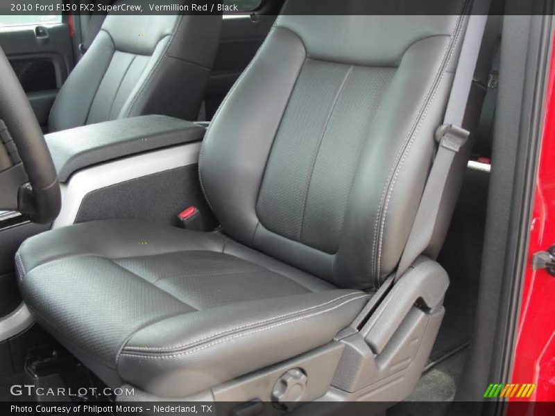 Vermillion Red / Black 2010 Ford F150 FX2 SuperCrew