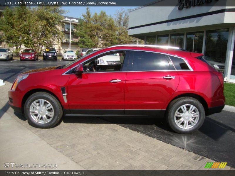 Crystal Red Tintcoat / Shale/Brownstone 2011 Cadillac SRX FWD