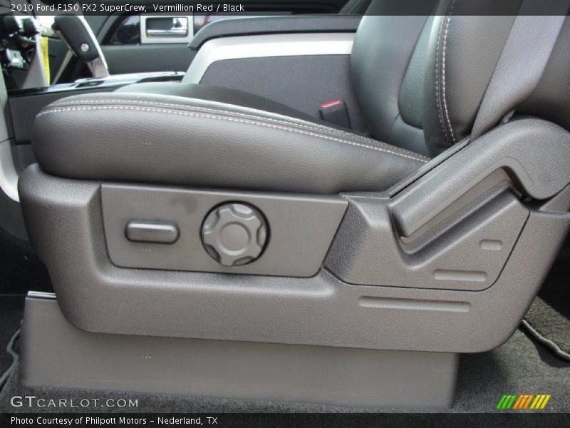 Vermillion Red / Black 2010 Ford F150 FX2 SuperCrew