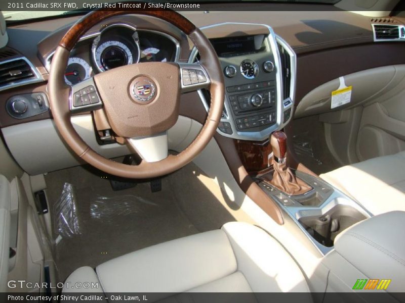 Crystal Red Tintcoat / Shale/Brownstone 2011 Cadillac SRX FWD