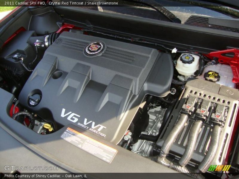 Crystal Red Tintcoat / Shale/Brownstone 2011 Cadillac SRX FWD