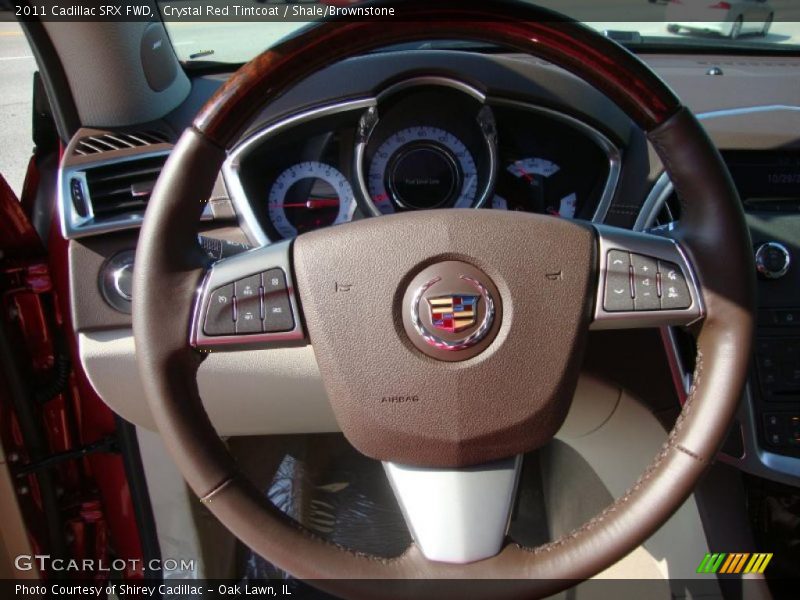 Crystal Red Tintcoat / Shale/Brownstone 2011 Cadillac SRX FWD