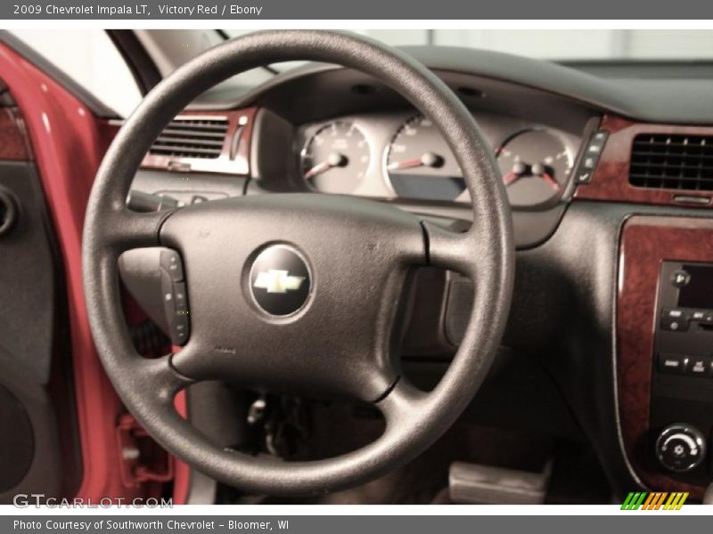 Victory Red / Ebony 2009 Chevrolet Impala LT