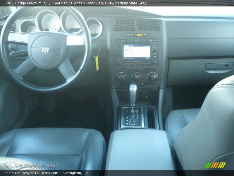 Cool Vanilla White / Dark Slate Gray/Medium Slate Gray 2005 Dodge Magnum R/T