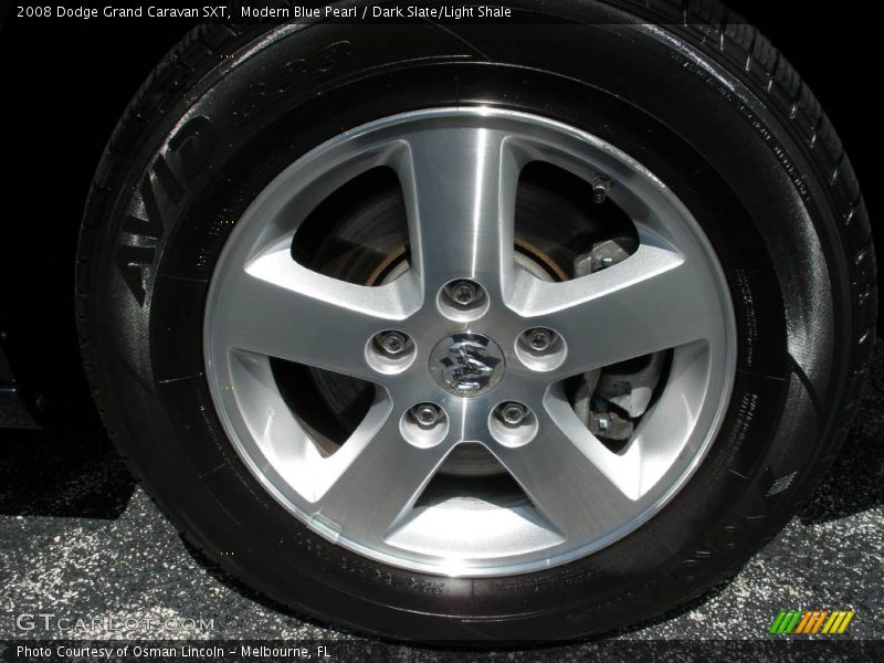 Modern Blue Pearl / Dark Slate/Light Shale 2008 Dodge Grand Caravan SXT