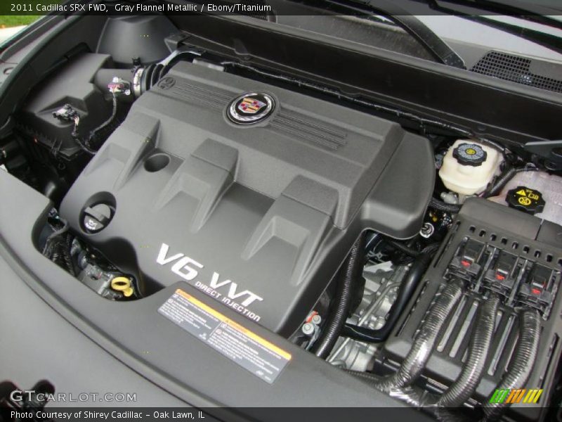 Gray Flannel Metallic / Ebony/Titanium 2011 Cadillac SRX FWD