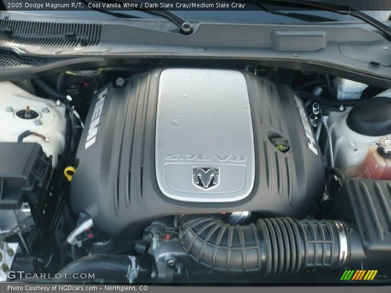 Cool Vanilla White / Dark Slate Gray/Medium Slate Gray 2005 Dodge Magnum R/T