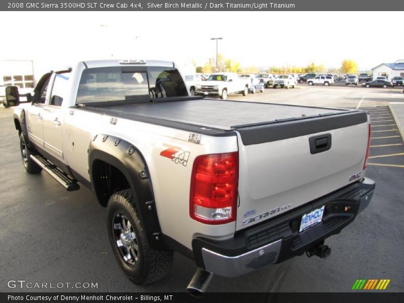 Silver Birch Metallic / Dark Titanium/Light Titanium 2008 GMC Sierra 3500HD SLT Crew Cab 4x4