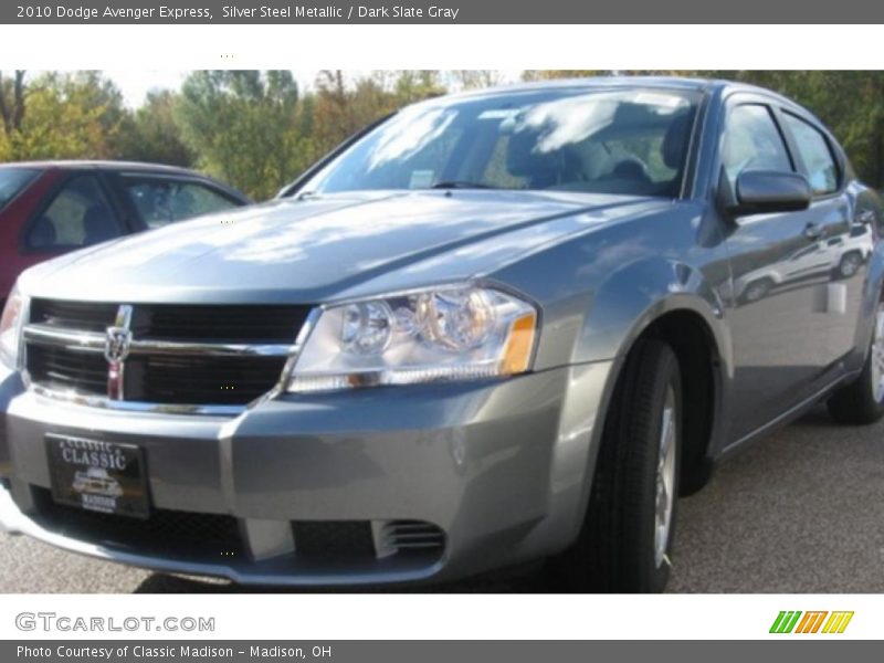 Silver Steel Metallic / Dark Slate Gray 2010 Dodge Avenger Express