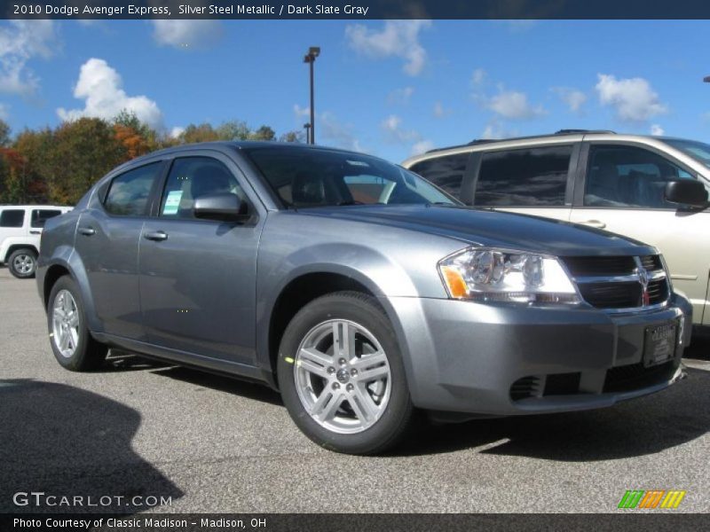 Silver Steel Metallic / Dark Slate Gray 2010 Dodge Avenger Express