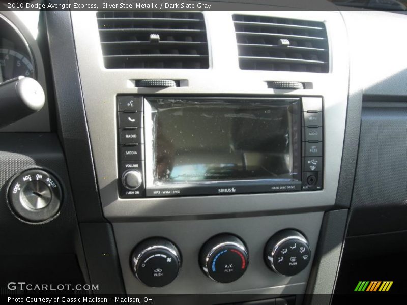 Silver Steel Metallic / Dark Slate Gray 2010 Dodge Avenger Express