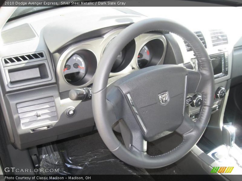 Silver Steel Metallic / Dark Slate Gray 2010 Dodge Avenger Express
