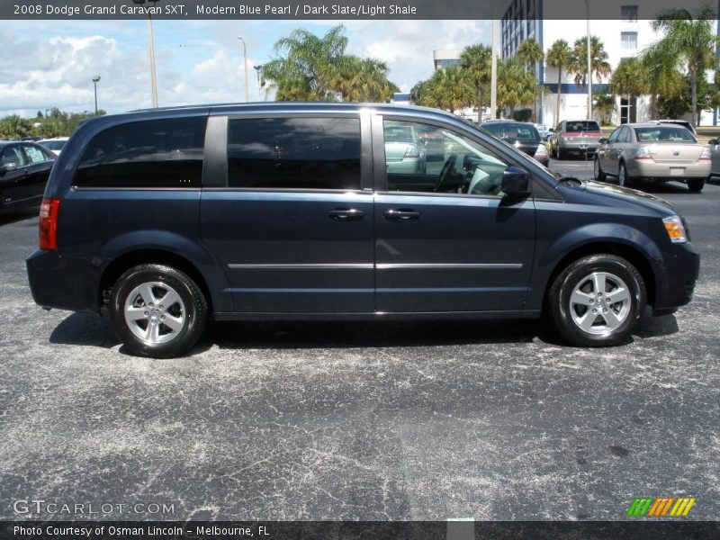 Modern Blue Pearl / Dark Slate/Light Shale 2008 Dodge Grand Caravan SXT