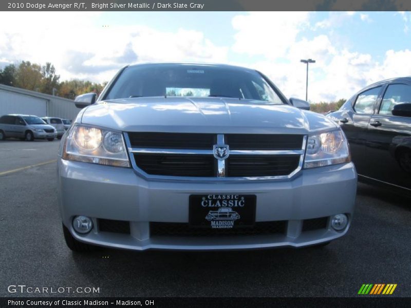 Bright Silver Metallic / Dark Slate Gray 2010 Dodge Avenger R/T