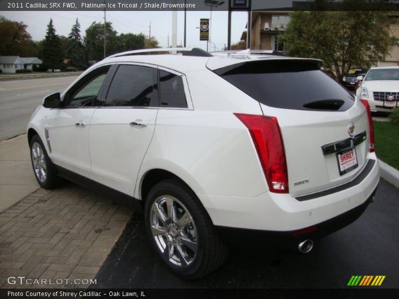 Platinum Ice Tricoat / Shale/Brownstone 2011 Cadillac SRX FWD