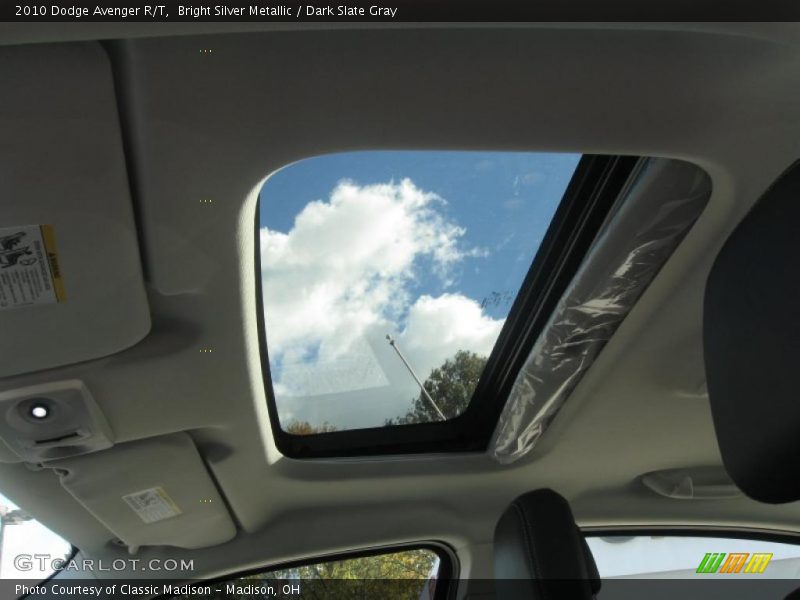 Bright Silver Metallic / Dark Slate Gray 2010 Dodge Avenger R/T
