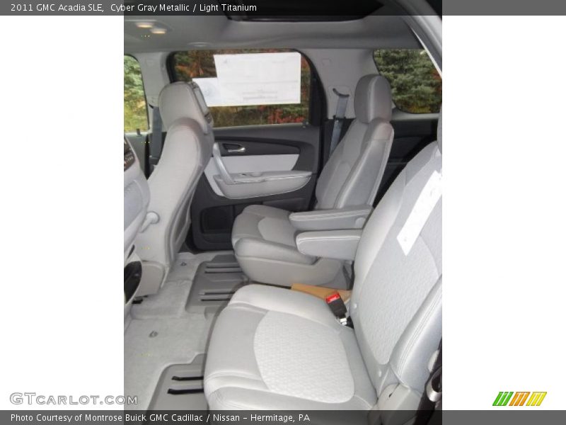 Cyber Gray Metallic / Light Titanium 2011 GMC Acadia SLE