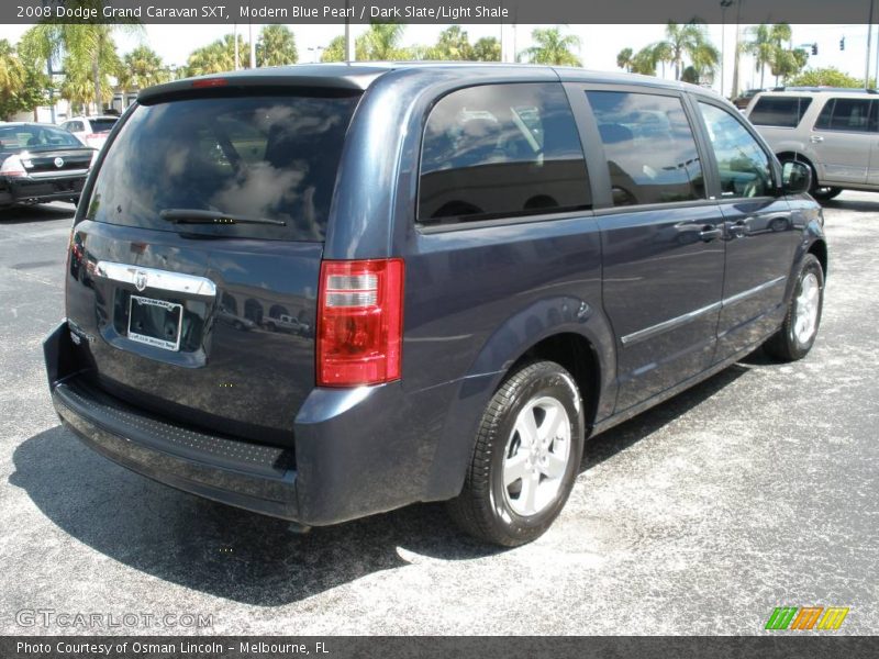 Modern Blue Pearl / Dark Slate/Light Shale 2008 Dodge Grand Caravan SXT