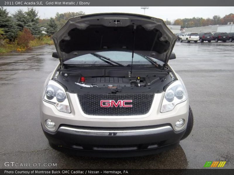 Gold Mist Metallic / Ebony 2011 GMC Acadia SLE