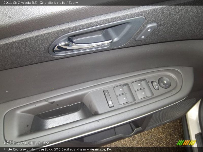 Gold Mist Metallic / Ebony 2011 GMC Acadia SLE